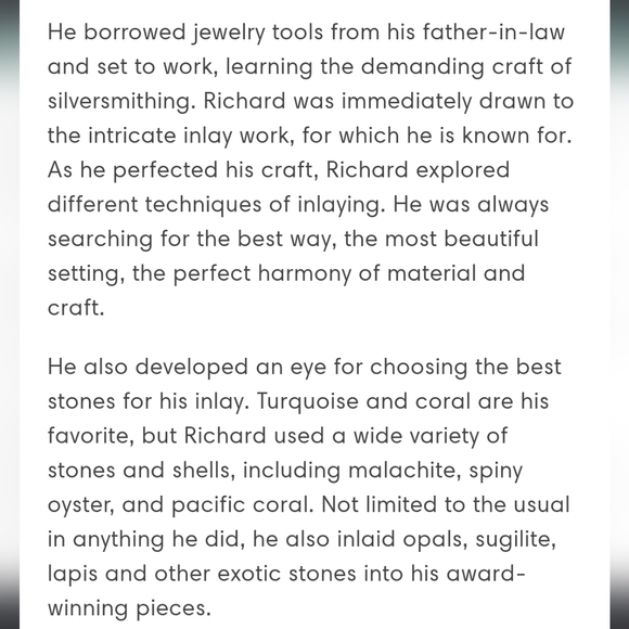 WOW! VINTAGE UNSIGNED NAVAJO RICHARD BEGAY Sterling Silver Multi-Stone Necklace - Picture 16 of 16